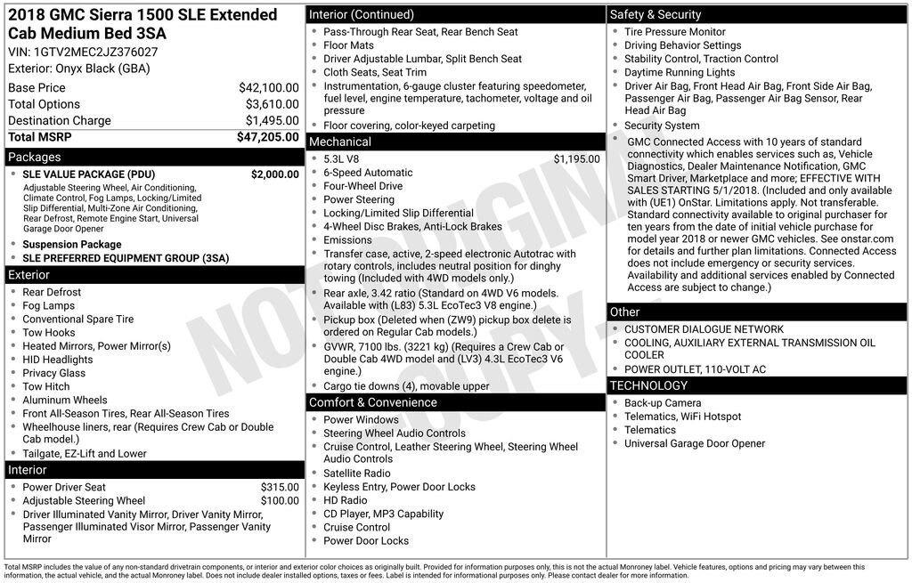 gmc sierra 1500 2018 1GTV2MEC2JZ376027 image gmc sierra 1500 2018 1GTV2MEC2JZ376027 image